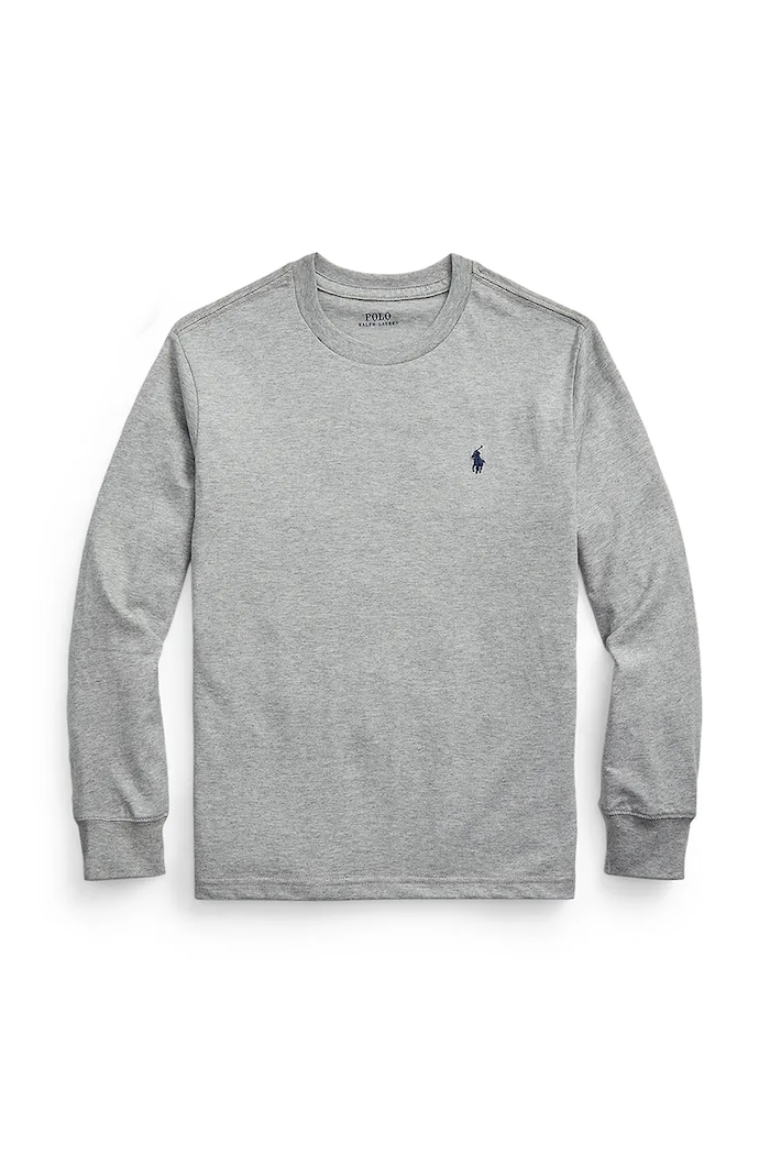 Μακρυμάνικο Polo Ralph Lauren 323843804005 γκρί AW25