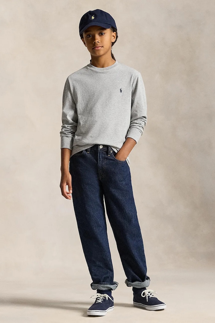Μακρυμάνικο Polo Ralph Lauren γκρί 323843804005