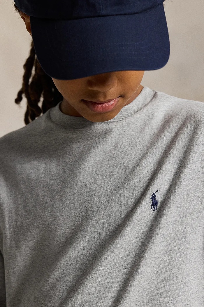 Μακρυμάνικο Polo Ralph Lauren 323843804005 γκρί