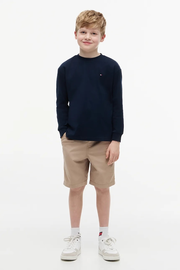 Tričko s dlhým rukávom Tommy Hilfiger tmavomodrá KB0KB09846.128.176.9BYA