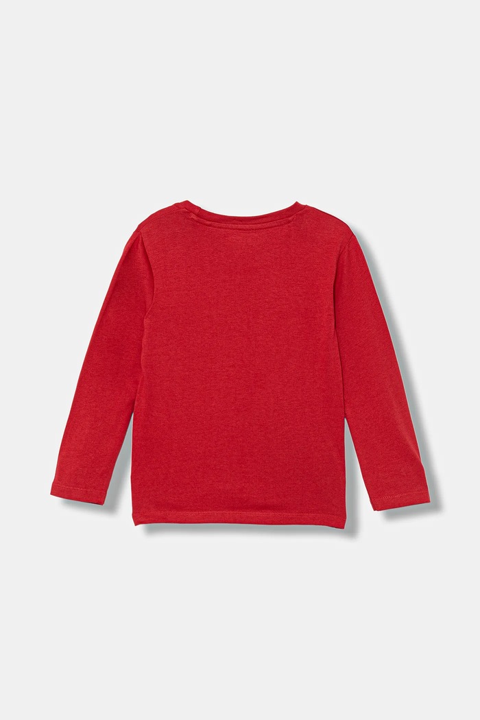 Dětské tričko s dlouhým rukávem Guess N4BI06.I3Z14.9BYA červená AW25