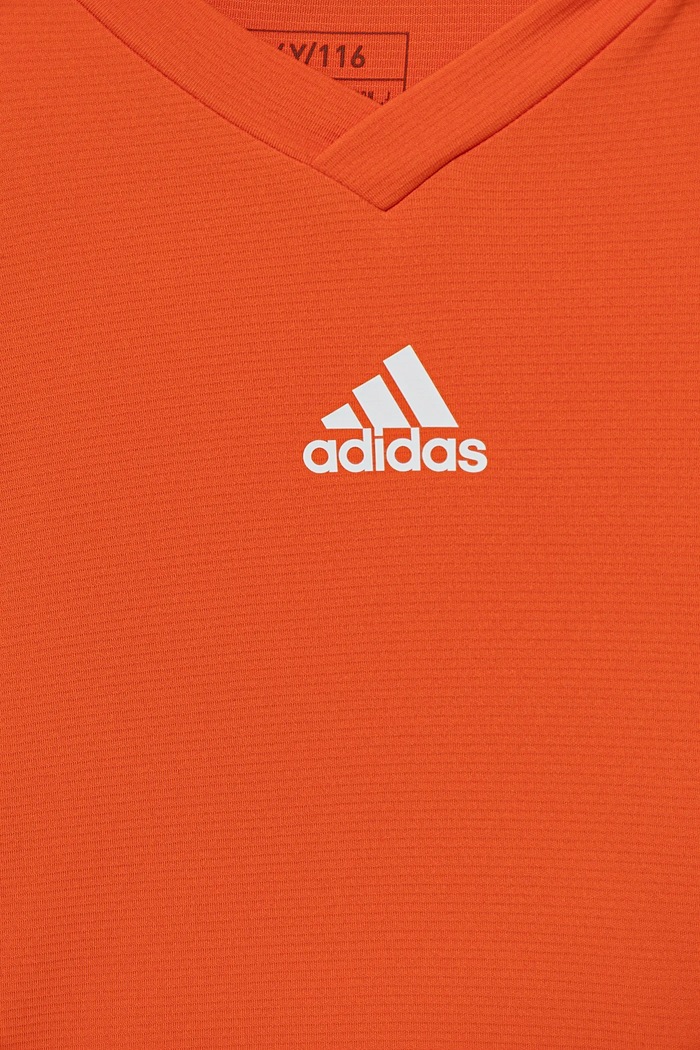 Chłopiec adidas Performance longsleeve dziecięcy GN7511 pomarańczowy