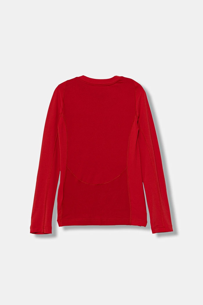 adidas Performance longsleeve dziecięcy JW7960 czerwony AW25