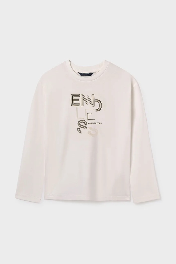 Mayoral longsleeve 842.7E.Junior.9BYA alb AW25