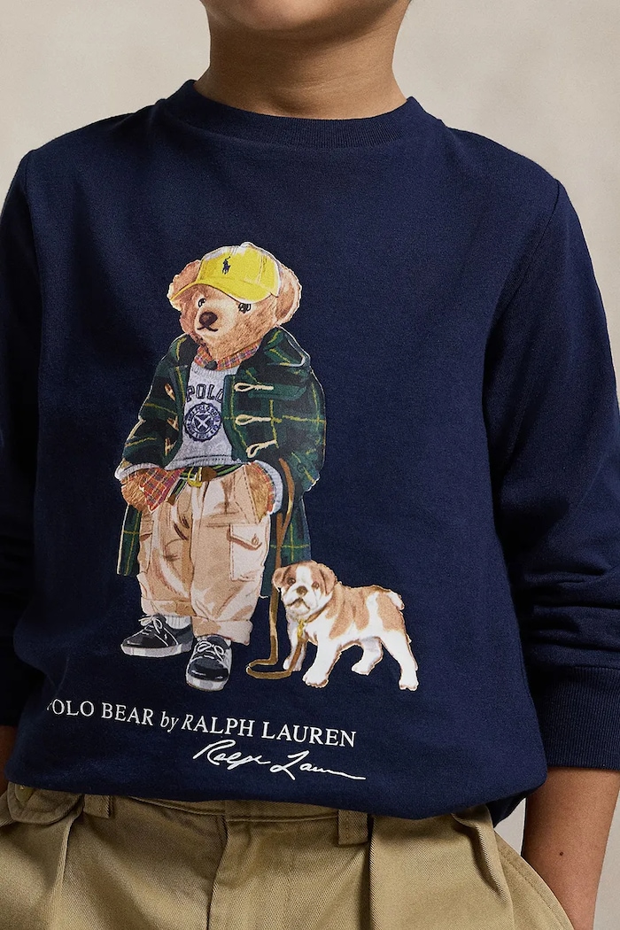 Παιδικό μακρυμάνικο Polo Ralph Lauren 322981177001 σκούρο μπλε