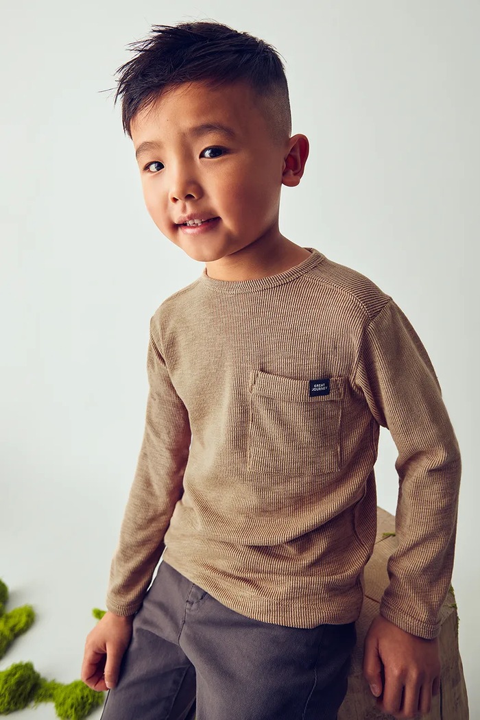 Mayoral longsleeve bumbac maro 4082.5C.Mini.9BYA