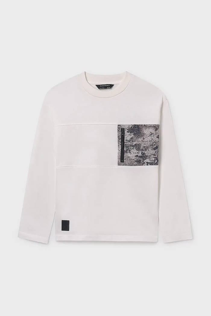 Mayoral longsleeve din bumbac 7009.7C.Junior.9BYA bej AW25
