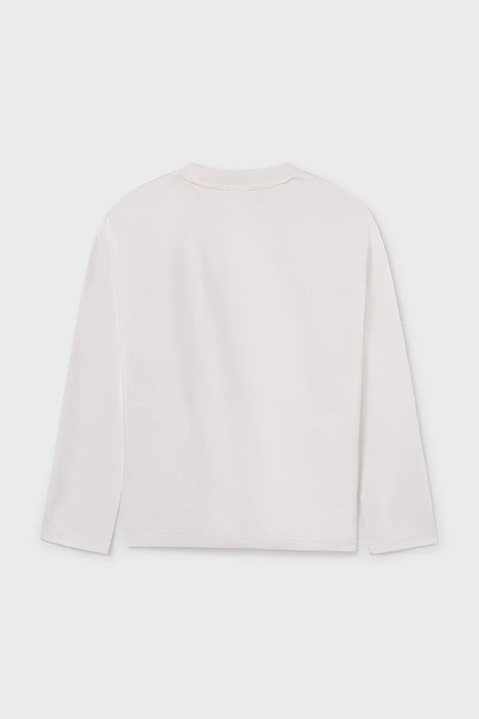 Băieți Mayoral longsleeve din bumbac 7009.7C.Junior.9BYA bej