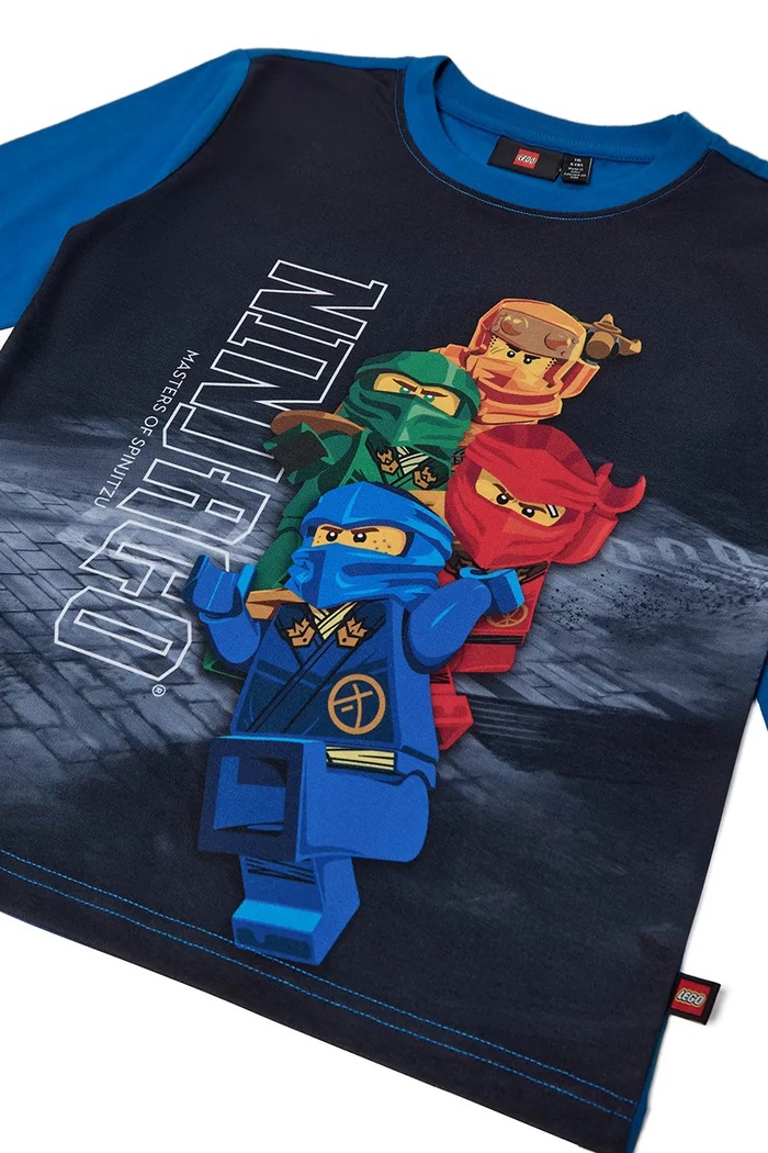 Băieți Lego longsleeve copii LWTAFFY 620 11011247 albastru