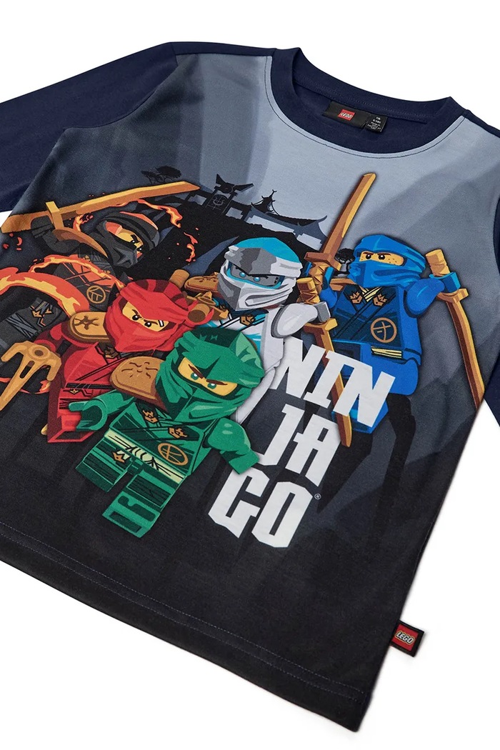 Băieți Lego longsleeve copii LWTAFFY 707 11010948 bleumarin