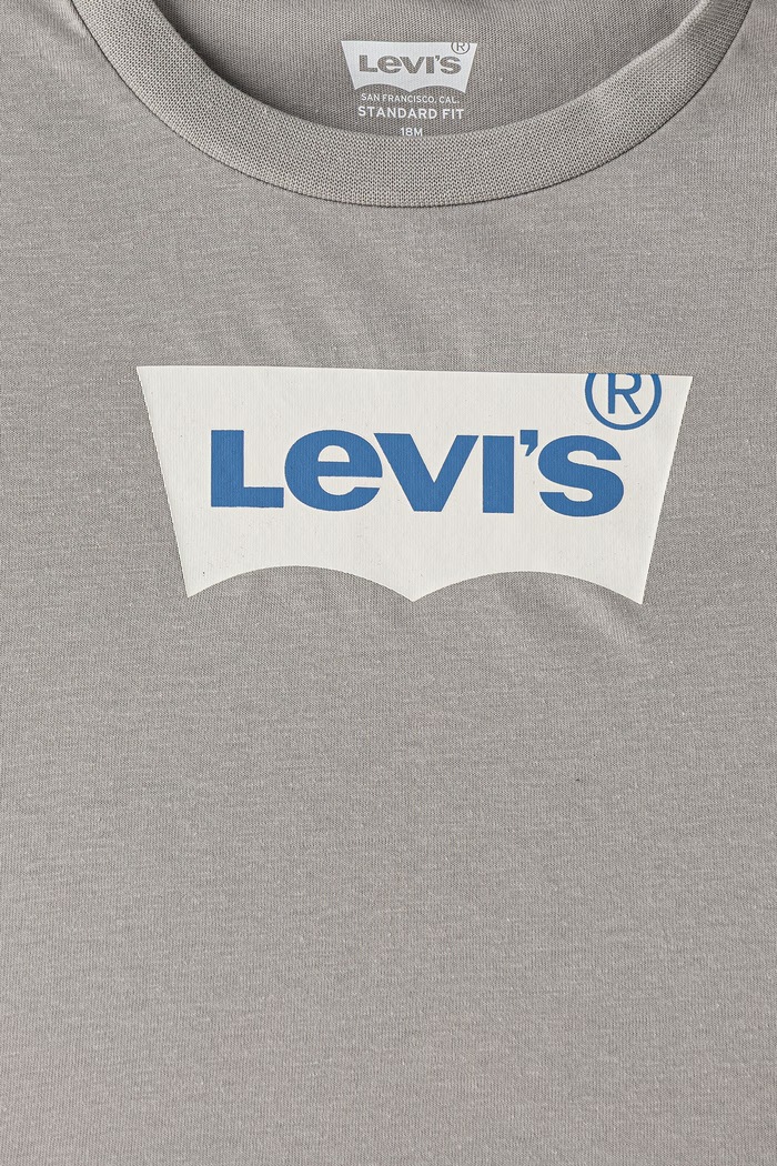 CHLAPEC Levi's tričko s dlouhým rukávem dětské bavlněné L/S BATWING TEE 6E8646 šedá