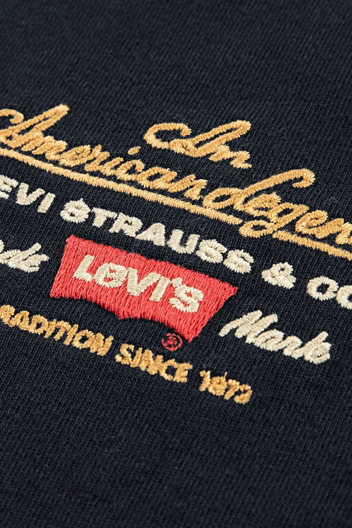 Chłopiec Levi's longsleeve dziecięcy LEGENDARY LS TEE 8EN715 czarny