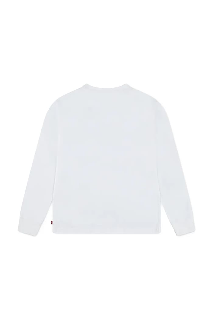 Levi's Longsleeve din bumbac pentru copii CANYON LS TEE 8EN992 bej AW25