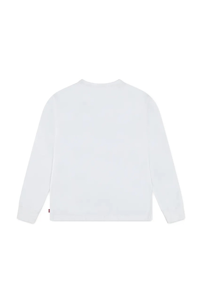 Levi's Longsleeve din bumbac pentru copii CANYON LS TEE 9EN992 bej AW25
