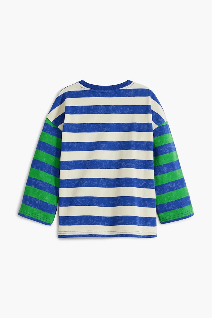 Chłopiec Desigual longsleeve bawełniany dziecięcy 25WBTK11 niebieski