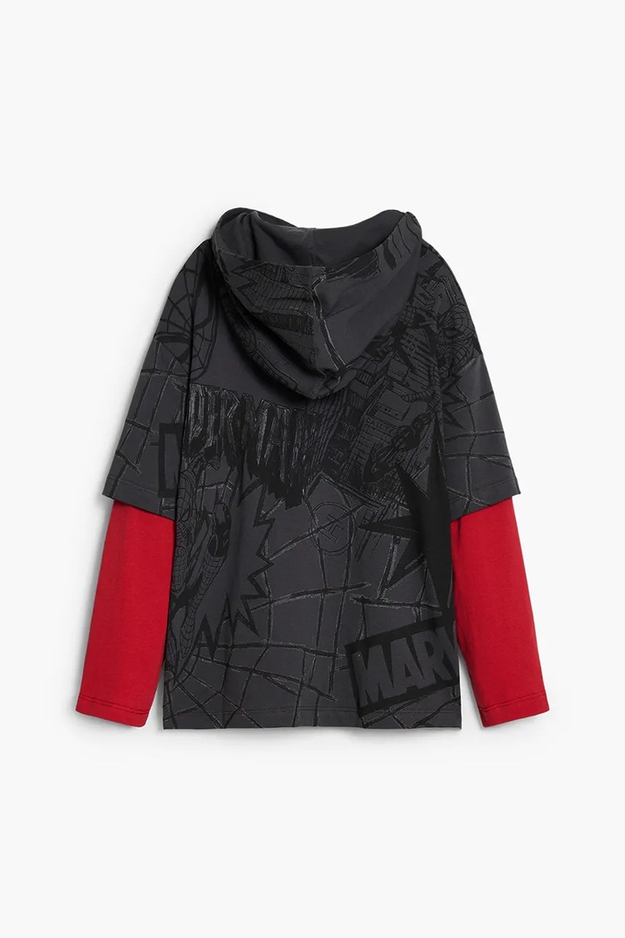 Detská bavlnená košeľa s dlhým rukávom Desigual 25WBTK15 sivá AW25