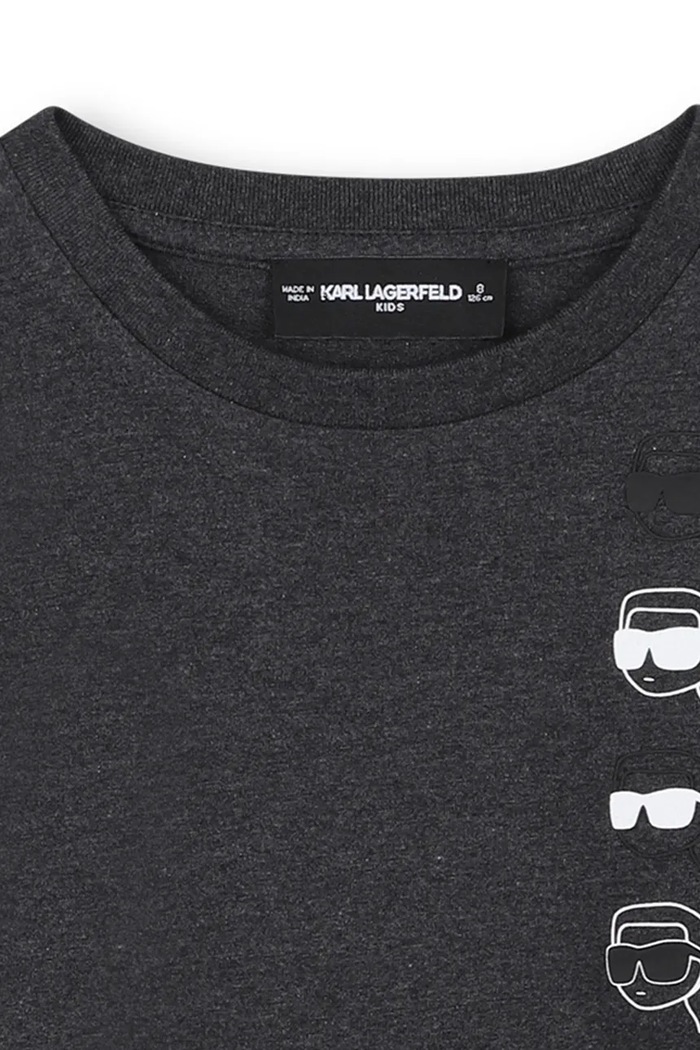 Момче Детска блуза с дълги ръкави Karl Lagerfeld Z30951.162.174 сив