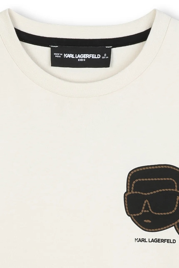Момче Детска блуза с дълги ръкави Karl Lagerfeld Z30955.162.174 бял