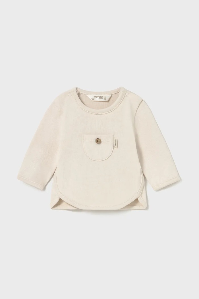 Mayoral Newborn longsleeve bumbac bej 2057.1P.Newborn.9BYA
