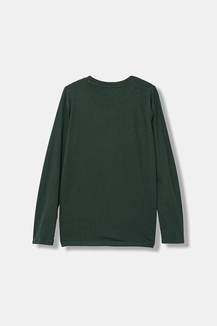 Guess longsleeve bawełniany dziecięcy L5BI19.I3Z14.9BYA zielony AW25