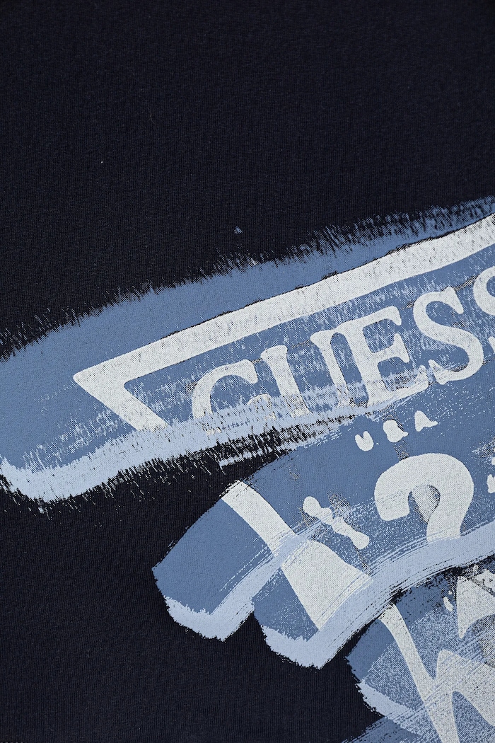 Fiú Guess gyerek pamut hosszú ujjú felső L5BI28.I3Z14.9BYA sötétkék