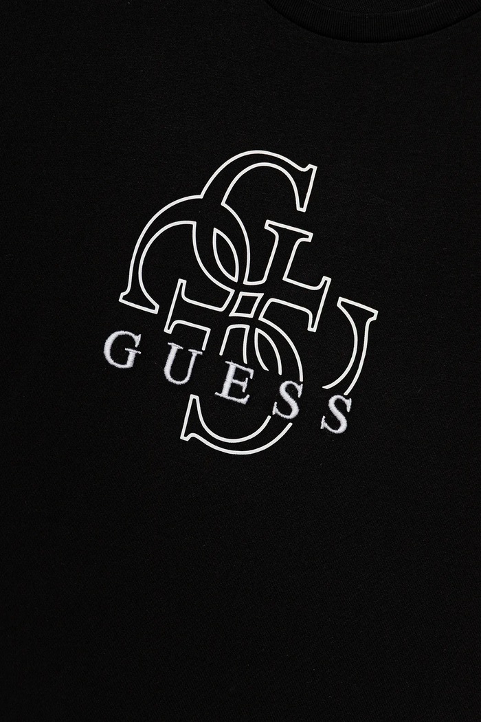 Chłopiec Guess Longsleeve bawełniany dziecięcy L5BI39.I3Z14.9BYA czarny