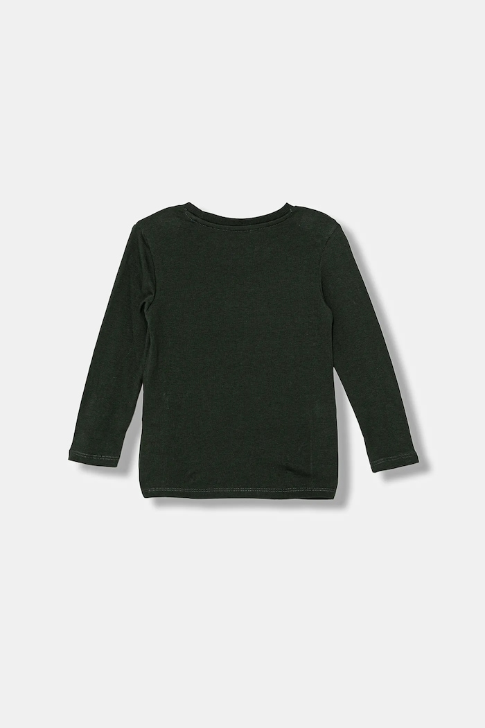 Guess longsleeve bawełniany dziecięcy N5BI13.I3Z14.9BYA zielony AW25