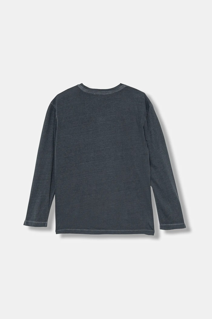 United Colors of Benetton longsleeve bawełniany dziecięcy 3PCMC10QL.G.seasonal czarny AW25