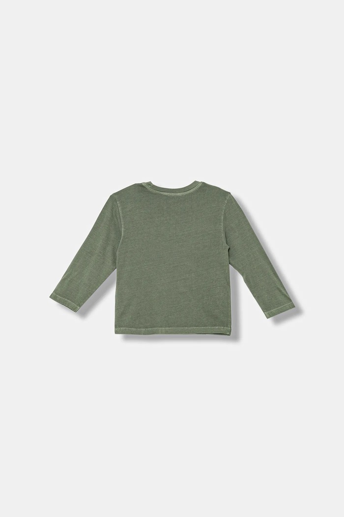 Παιδικό βαμβακερό μακρυμάνικο United Colors of Benetton 3PCMG10K6.P.seasonal πράσινο AW25