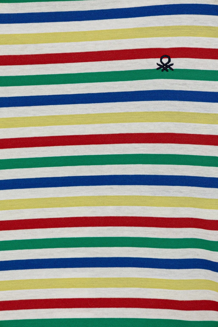 Хлопчик Дитячий бавовняний лонгслів United Colors of Benetton 3FNLC10QB.G.seasonal барвистий