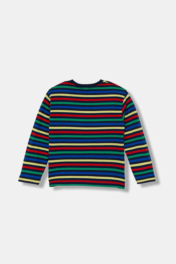 United Colors of Benetton longsleeve bawełniany dziecięcy 3FNLC10QB.G.seasonal multicolor AW25