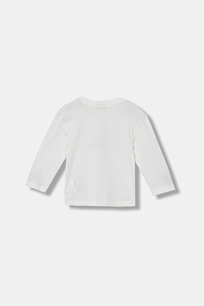 United Colors of Benetton longsleeve dziecięcy 3I1XG10JZ.P.seasonal biały AW25