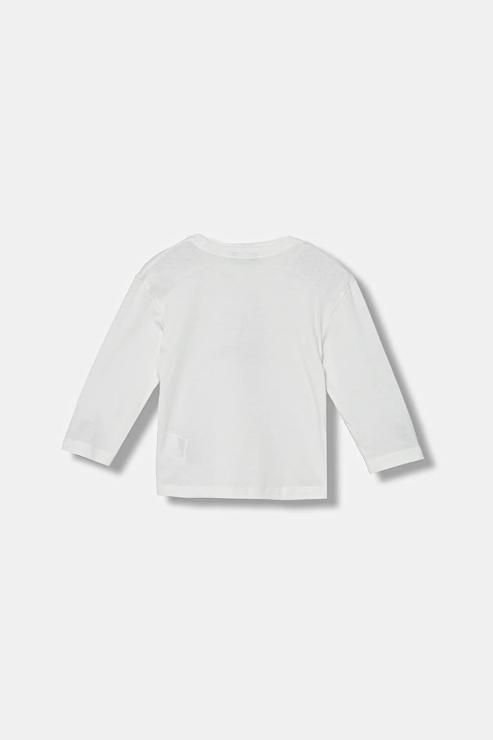 United Colors of Benetton longsleeve dziecięcy 3I1XG10JZ.P.seasonal biały AW25