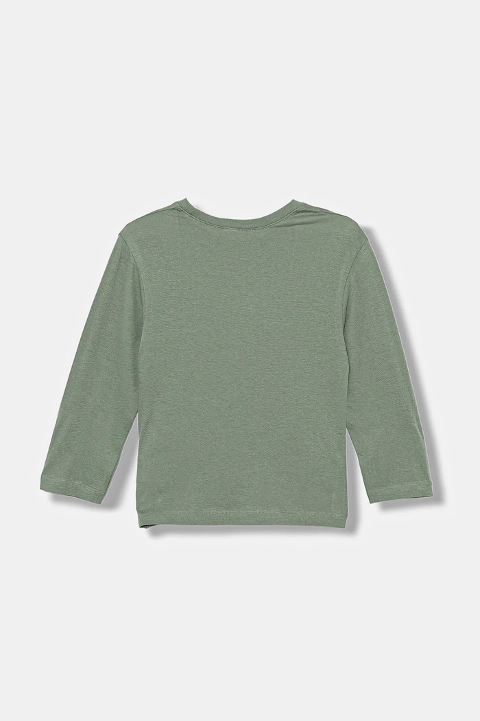United Colors of Benetton longsleeve dziecięcy 3I1XG10JZ.P.seasonal zielony AW25