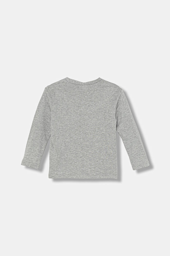 United Colors of Benetton longsleeve bawełniany dziecięcy 3I1XG10KH.P.seasonal szary AW25