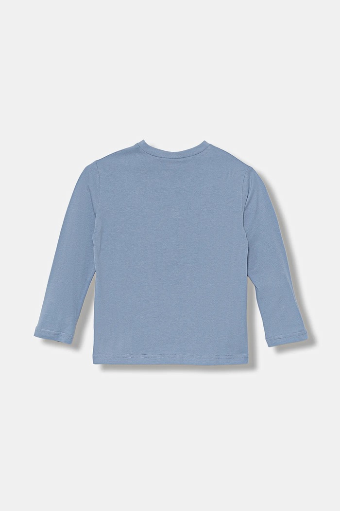 United Colors of Benetton longsleeve bawełniany dziecięcy 3I1XG10KH.P.seasonal niebieski AW25