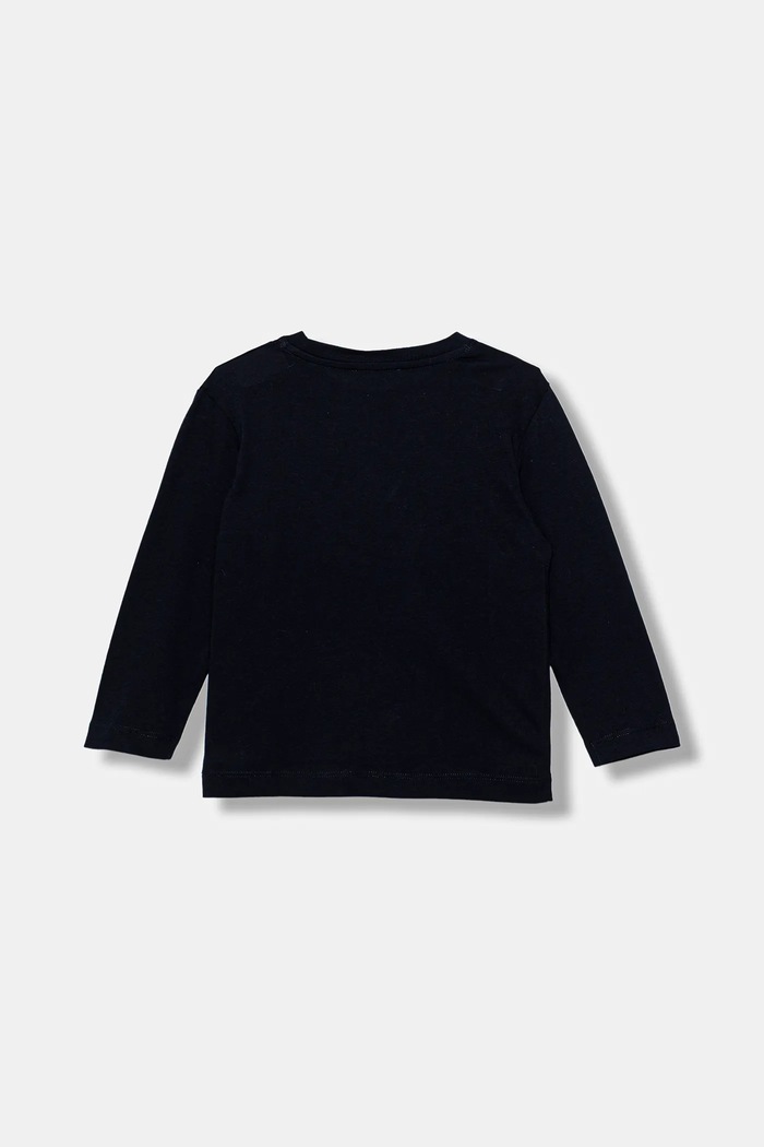 United Colors of Benetton gyerek pamut hosszú ujjú felső 3I1XG10KQ.P.seasonal sötétkék AW25