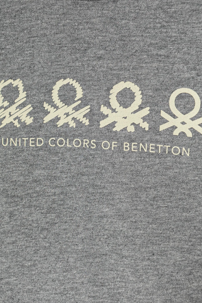 Chłopiec United Colors of Benetton longsleeve bawełniany dziecięcy 3ATNG10KT.P.Seasonal szary