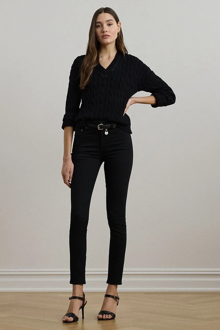 Îmbrăcăminte Lauren Ralph Lauren tricou 200971374 negru