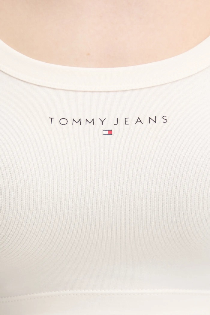 Tommy Jeans longsleeve beżowy DW0DW20909