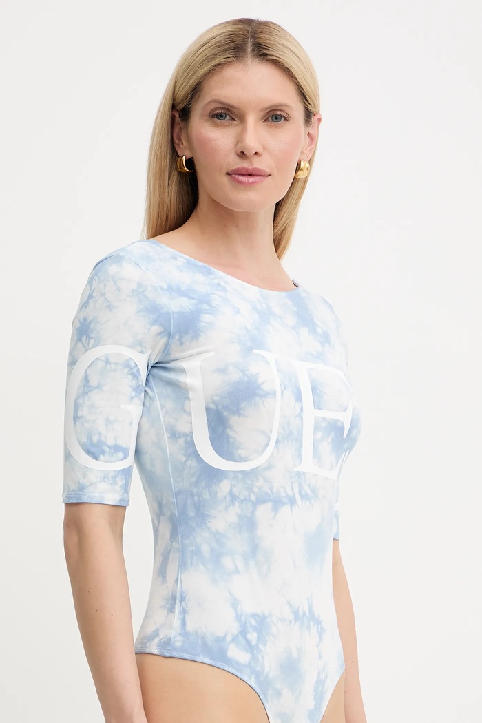 Body Guess modrá W5YP16.K49A1
