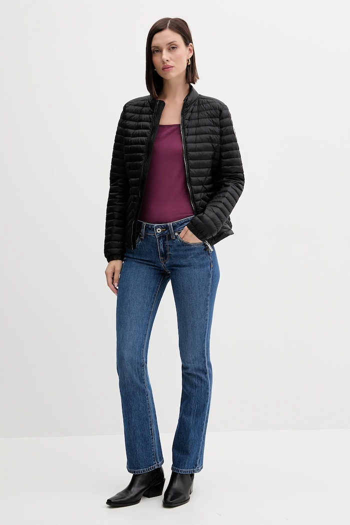 Блуза с дълги ръкави United Colors of Benetton 3FJHD10AQ виолетов AW25