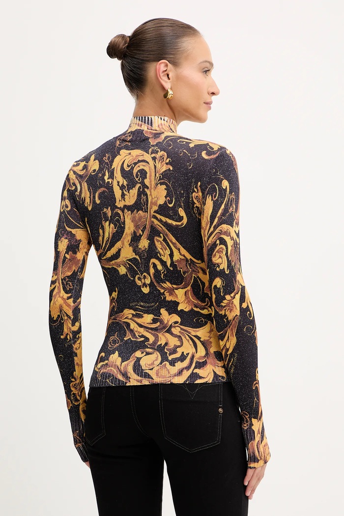Îmbrăcăminte Versace Jeans Couture pulover 79HAFM04.CMN04 maro