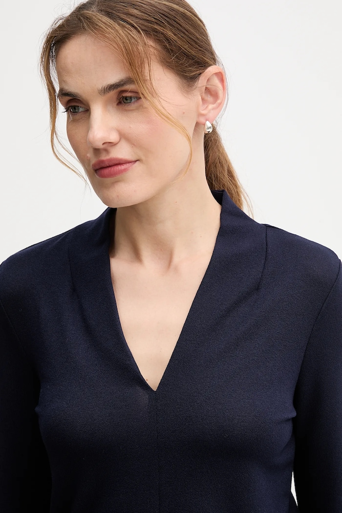 United Colors of Benetton bluzka granatowy 31NLD401X