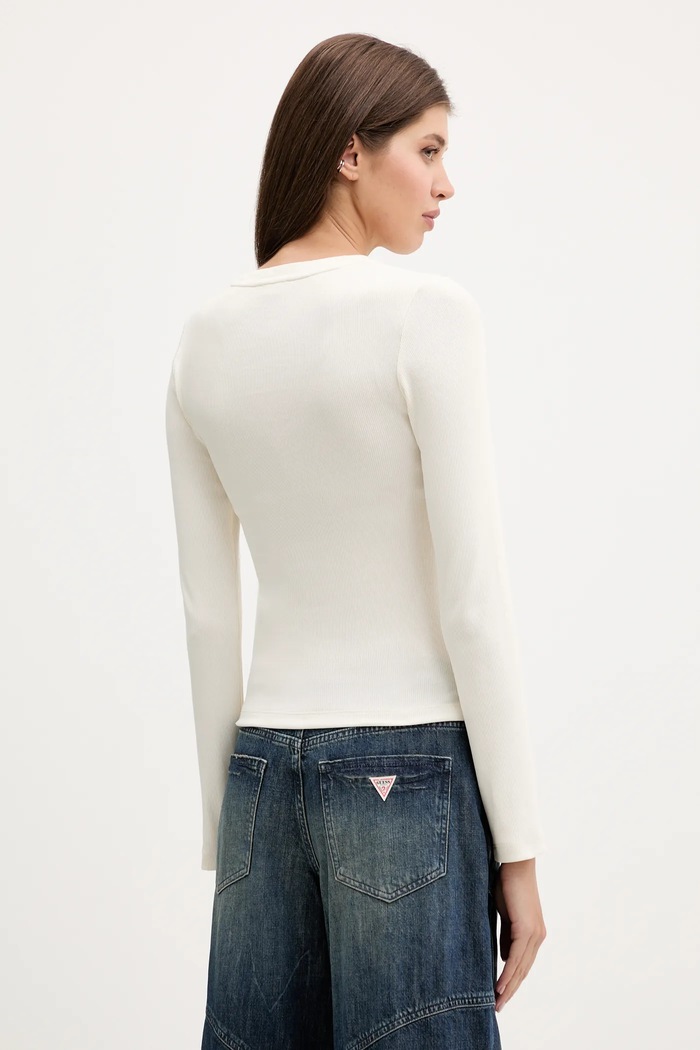 Ruházat Guess Jeans hosszú ujjú W5YP38.KA0H1 bézs