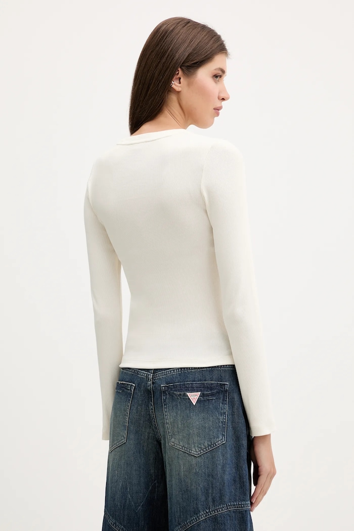 Ruházat Guess Jeans hosszú ujjú W5YP38.KA0H1 bézs