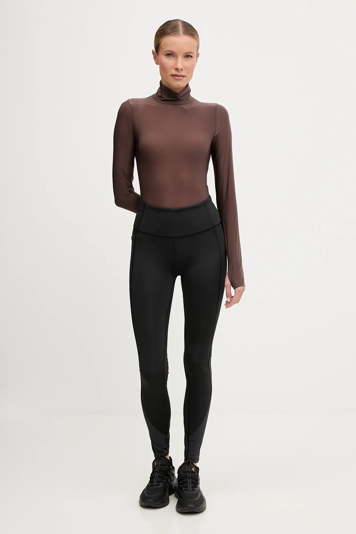 Tréningové body Calvin Klein Performance LVGWF5K139 hnedá AW25