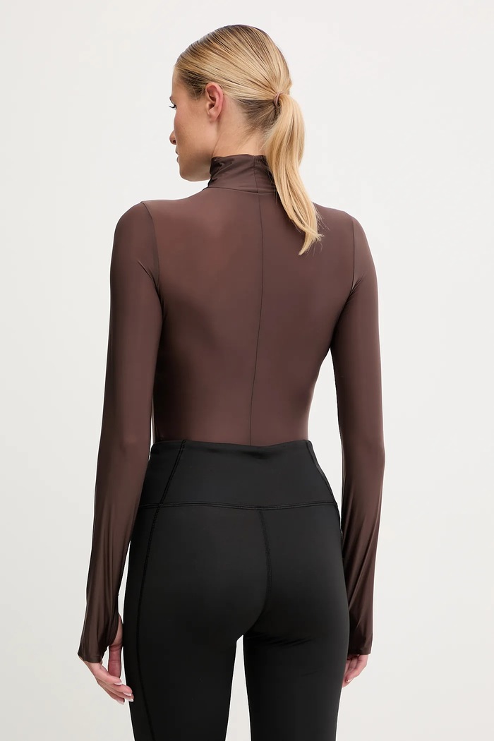 Oblečenie Tréningové body Calvin Klein Performance LVGWF5K139 hnedá