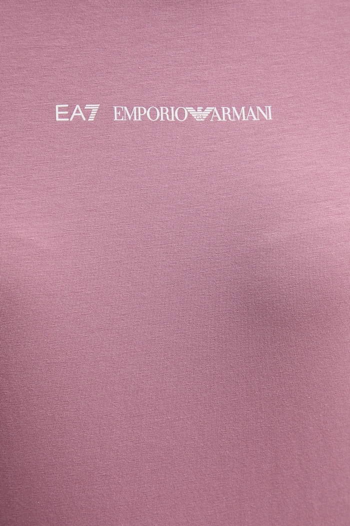 Tričko s dlhým rukávom EA7 Emporio Armani AF12115.7W000531 ružová