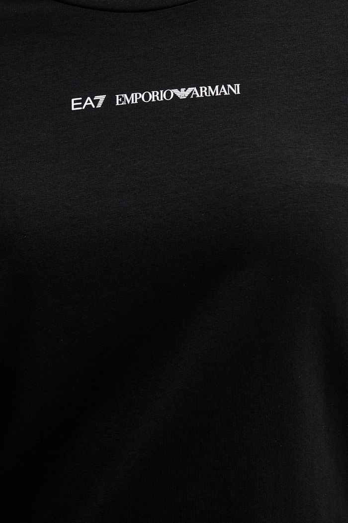 Tričko s dlouhým rukávem EA7 Emporio Armani AF12115.7W000531 černá